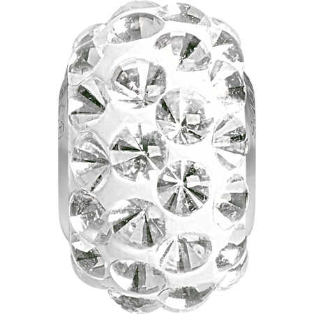 Swarovski BeCharmed & Pavé Beads - 80 501 - BeCharmed Pave with Cabochons Bead